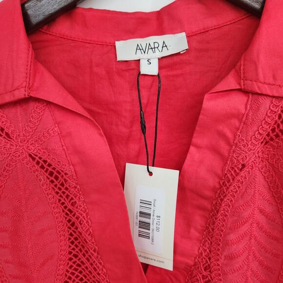 NWT Avara Annie Red Dress Size Small - Picture 4 of 8
